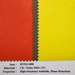 Hypalon chemical protection fabric Neoprene coated PU protective clothing fabric