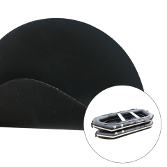 Supply 0.6MM double-sided fine cloth pattern Hypalon rubber mesh cloth