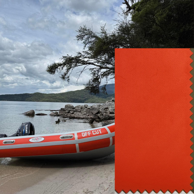 inflatable boat technical Red fabric 866 CSM/CR Hypalon