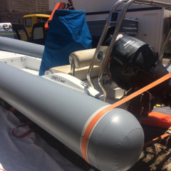 Repairing and customizing inflatable tubes on RIB tubes