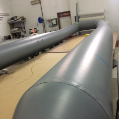 Repairing and customizing inflatable tubes on RIB tubes