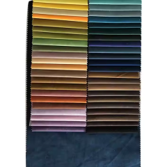 Holland Velvet Polyester Baby Knit Sofa Fabric for Furniture