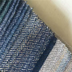 Multi-colors Yarn Dyed Soft Waterproof Jacquard Linen Look Material Woven Fabric