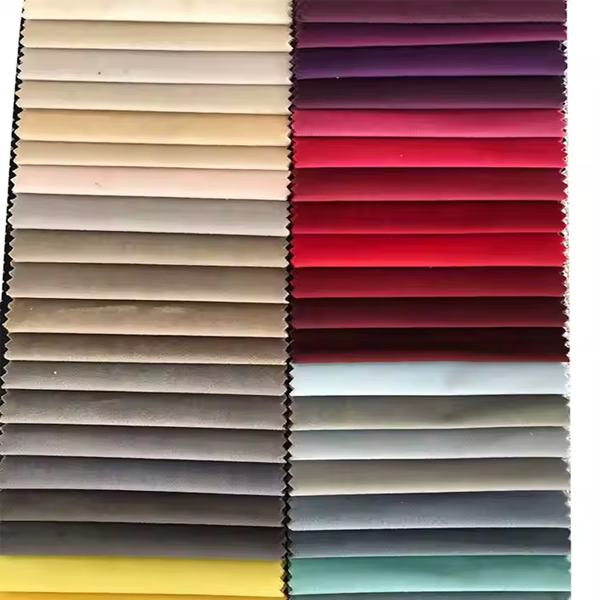 Holland Velvet Polyester Baby Knit Sofa Fabric for Furniture