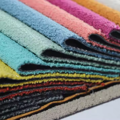 100%polyester Fleece Boucle Sofa Fabric for Home Textile
