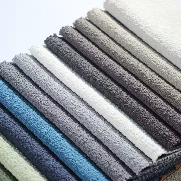 100%polyester Fleece Boucle Sofa Fabric for Home Textile