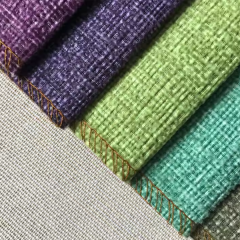 Sofa Material Printed Velvet Linen Fabric