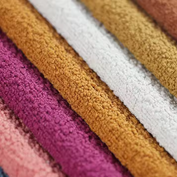 100%polyester Fleece Boucle Sofa Fabric for Home Textile