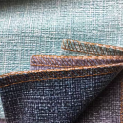 Sofa Material Printed Velvet Linen Fabric