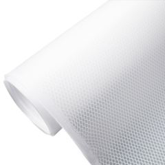 Environmentally friendly hexagonal mesh semi-transparent frosted EVA frosted mesh cloth