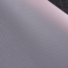 Environmentally friendly hexagonal mesh semi-transparent frosted EVA frosted mesh cloth