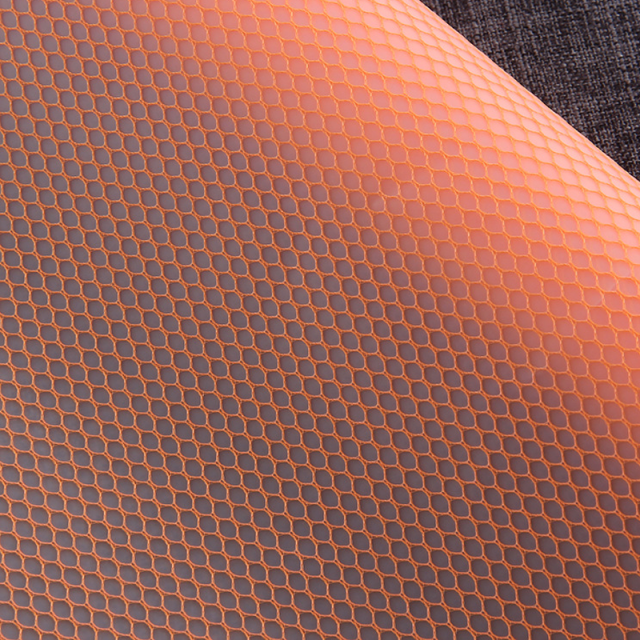 Environmentally friendly hexagonal mesh semi-transparent frosted EVA frosted mesh cloth