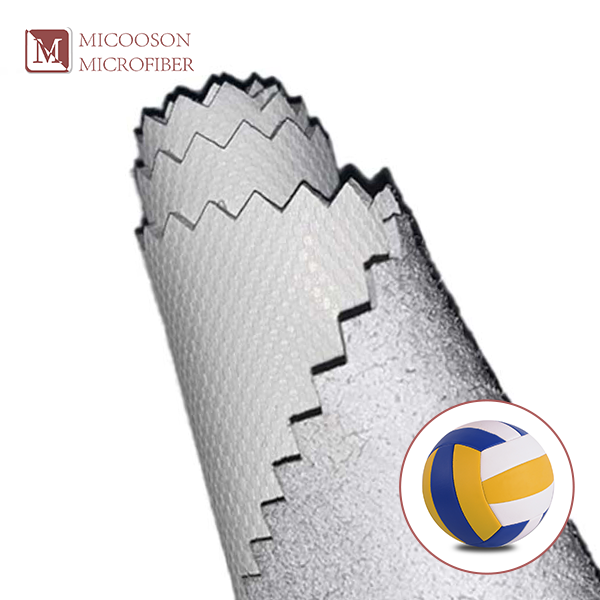 Reliable And Soft Microfiber Synthetic Leather Fabric For Ball