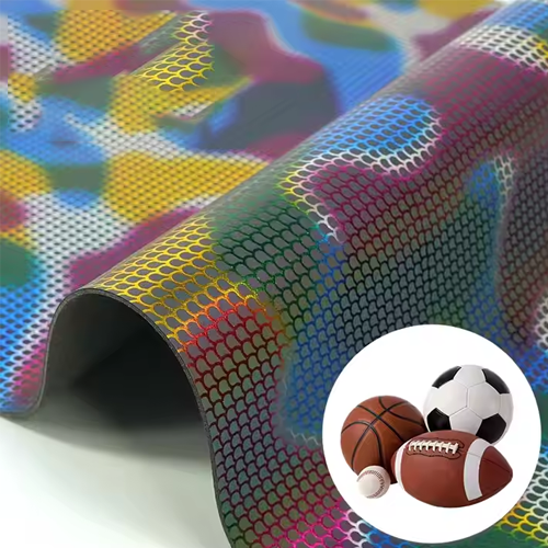 Micro Fiber Leather PU Faux Fabric for Sport Balls