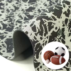 PU Material Faux Vegan Basketball Leather Fabric