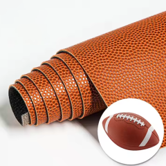 PU Material Faux Vegan Basketball Leather Fabric