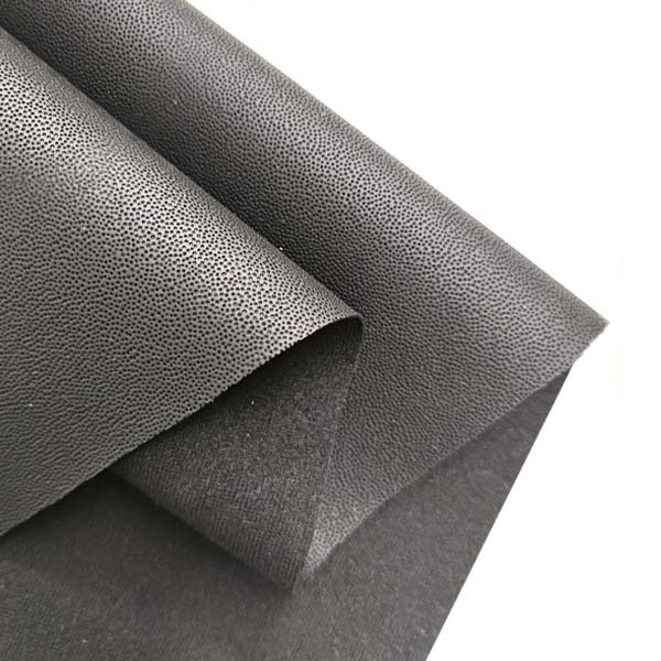 0.8mm Soft and elastic Eco Friendly Semi PU Artificial Leather Fabric