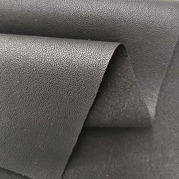 1.0mm Soft Semi-PU Leather Fabric Waterproof for  Headphone Cover