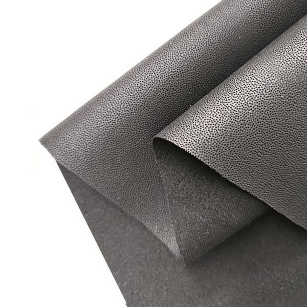 1.0mm Soft Semi-PU Leather Fabric Waterproof for  Headphone Cover