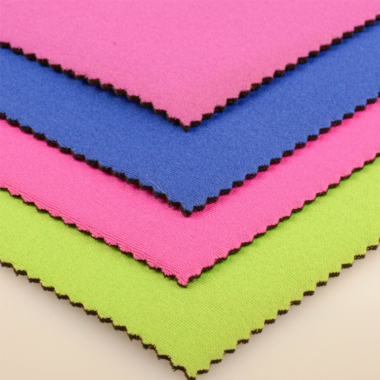 Neoprene coated diving fabric no glue smell sbr composite double sided