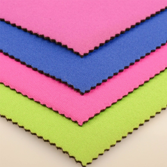 Neoprene coated diving fabric no glue smell sbr composite double sided