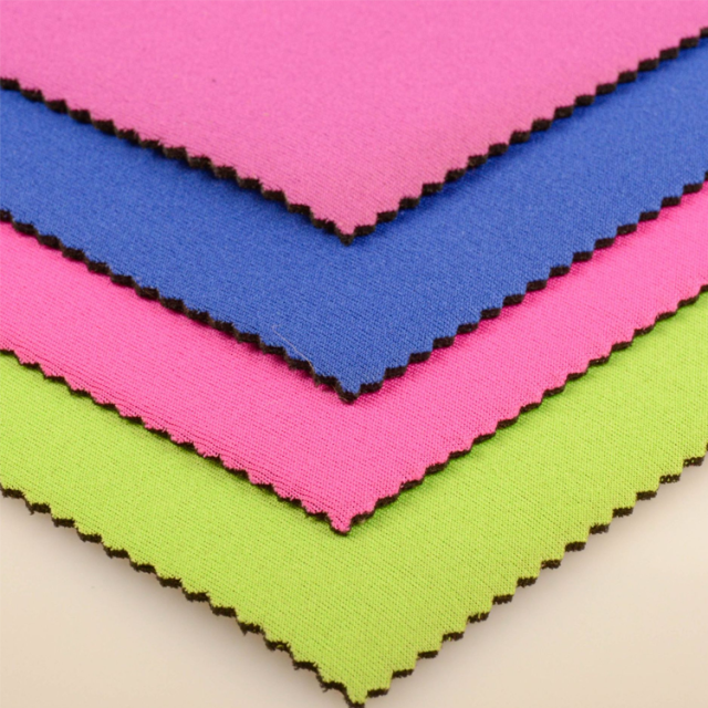 Neoprene coated diving fabric no glue smell sbr composite double sided