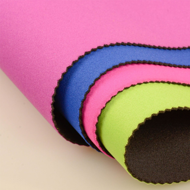 Neoprene coated diving fabric no glue smell sbr composite double sided