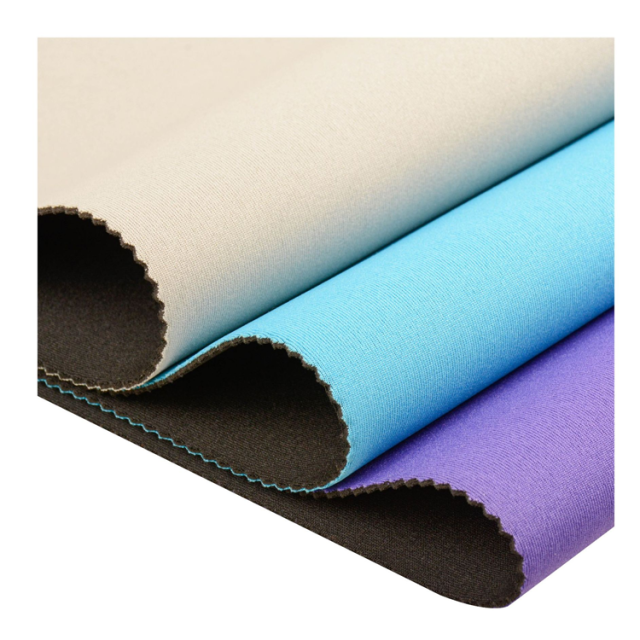 Neoprene coated diving fabric no glue smell sbr composite double sided
