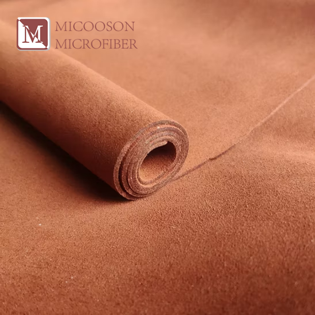 Faux Suede Leather Soft Faux Suede Fabric Nylon Microfiber Suede Leather For Craft