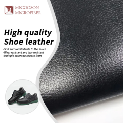 Microfiber leather for safety shoes