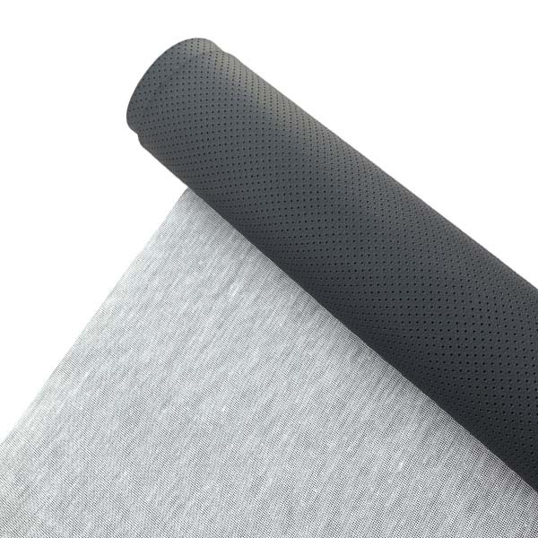 China PVC Diamond Punching Embossed PVC leather