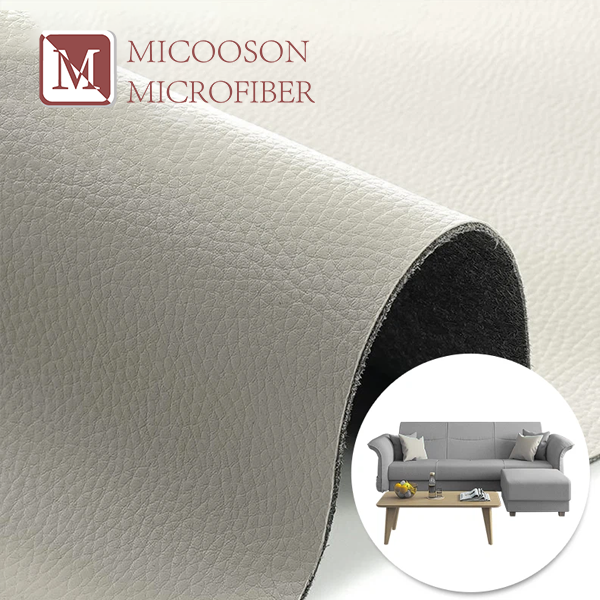 Highly Durable Faux Vegan Silicone Leather Fabric for Upholstery
