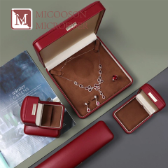 Stain-resistant Vegan Faux Silicone Leather Fabric for Jewelry Box