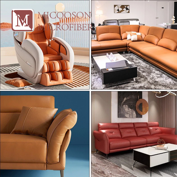 Highly Durable Faux Vegan Upholstery PVC Leather Material