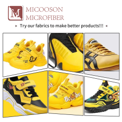 High-end Faux Leather Microfiber Fabric for Shoes Upper