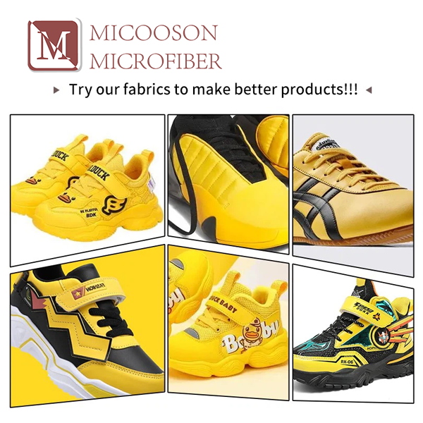 High-end Faux Leather Microfiber Fabric for Shoes Upper