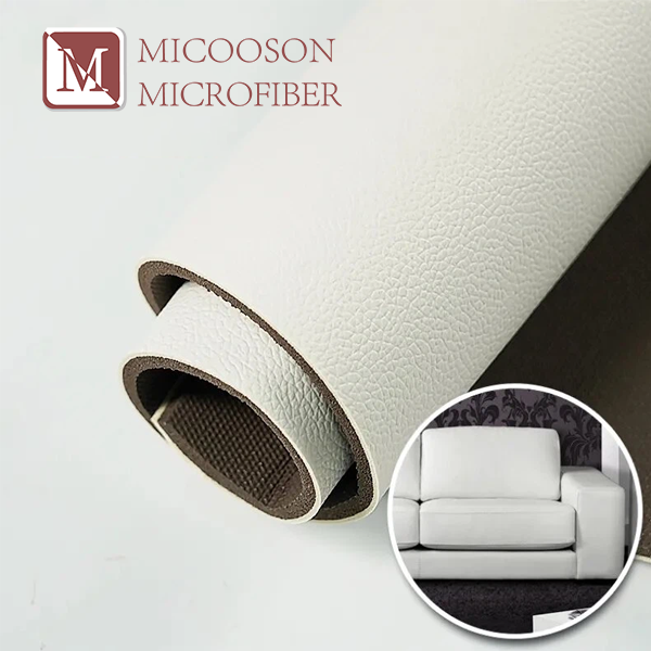 High Durability Faux Leather Microfiber Fabric for Upholstery