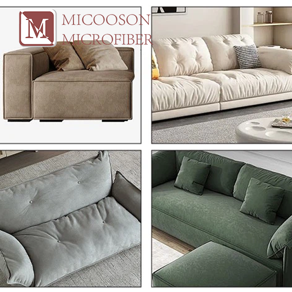 Sustainable Vegan Sueded Microfiber Fabric for Upholstery