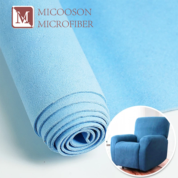 Sustainable Vegan Sueded Microfiber Fabric for Upholstery