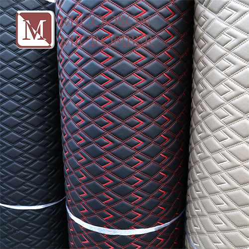 Customize Thickness PVC Leather Sponge With Embroidery Design