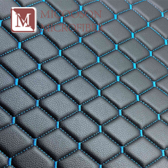 Embroidery PU PVC Synthetic Leather with Foam