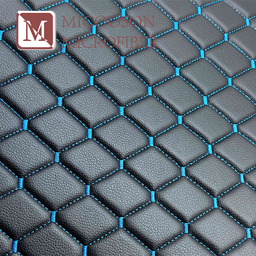 Embroidery PU PVC Synthetic Leather with Foam