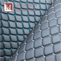 Embroidery PU PVC Synthetic Leather with Foam