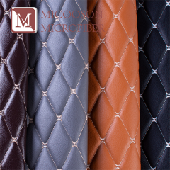 Quilted Leather Sponge Foam Car Seat