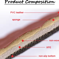 Quilted Leather Sponge Foam Car Seat