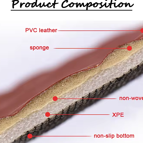 Quilted Leather Sponge Foam Car Seat