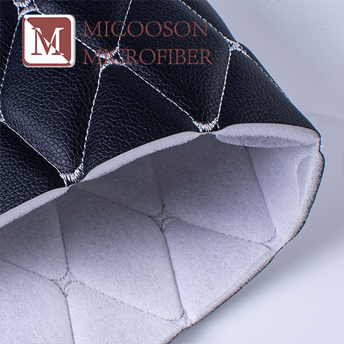 Quilted Leather Sponge Foam Car Seat