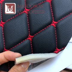 Diamond Stitch Fabric Synthetic Leather