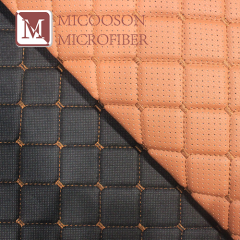 3D Stitching Embroidery PVC Leather Material