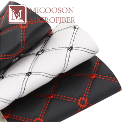 Quilting Automotive Cuero PVC Rexine Synthetic Leather